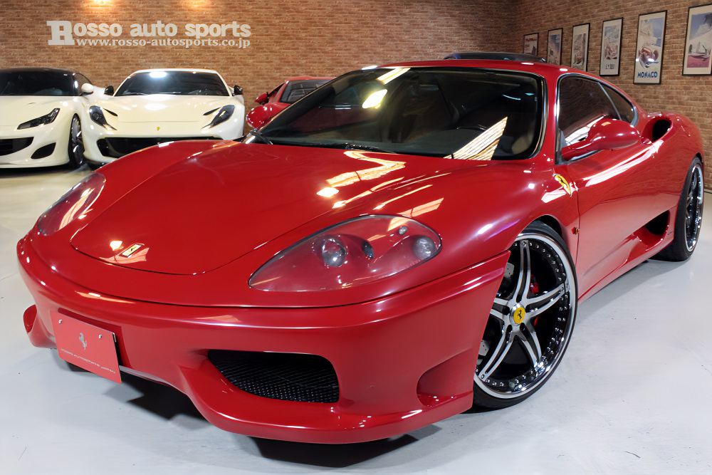 フェラーリ 360モデナ|ゲート式6速マニュアル|内装タンレザー|新車並行