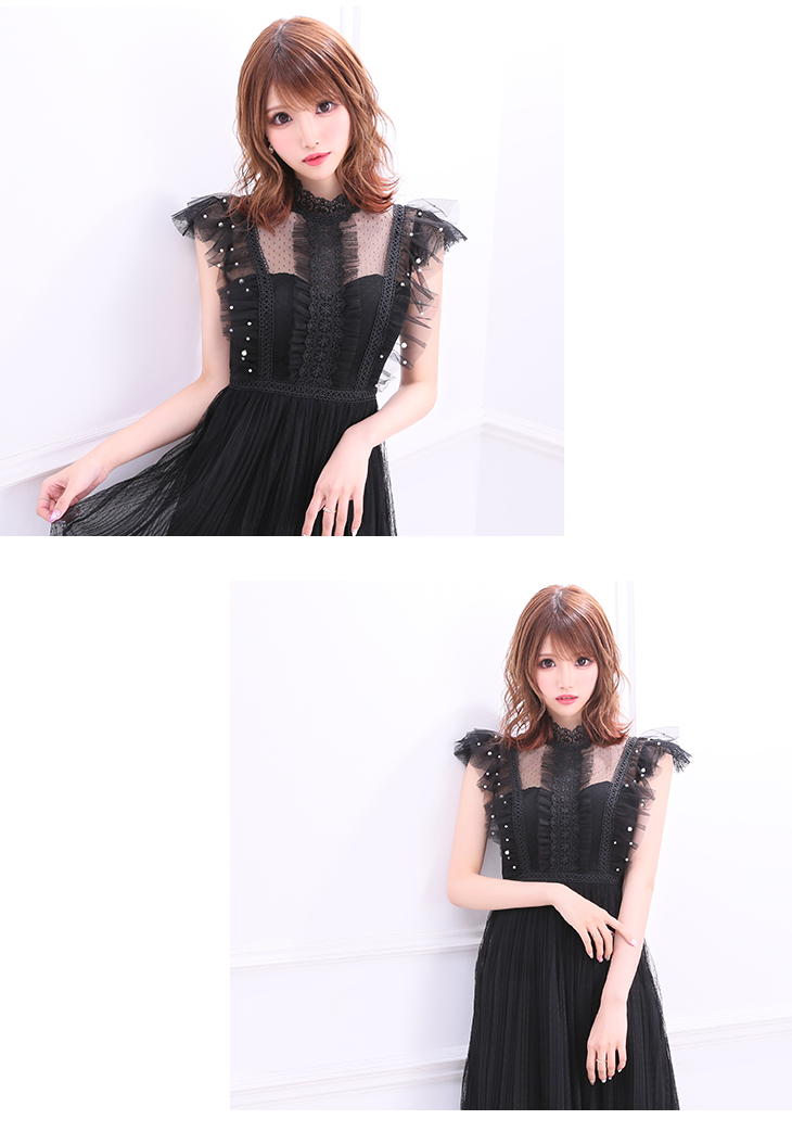 ドットチュール×アンティークマキシキャバドレス(fm1992)