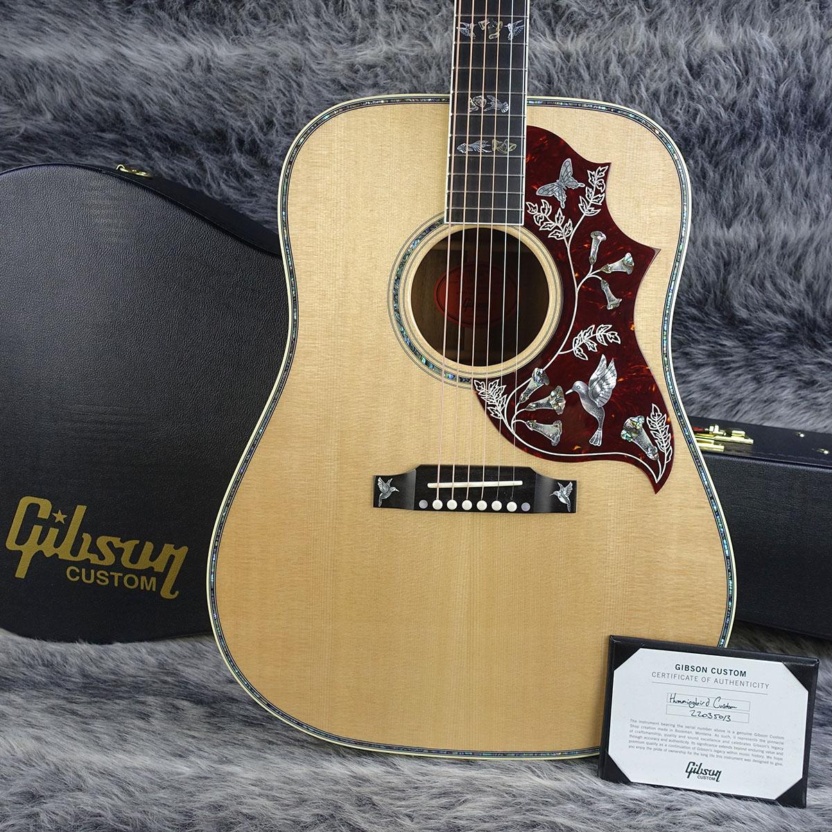 Gibson Custom Shop Hummingbird Custom Koa Antique Natural