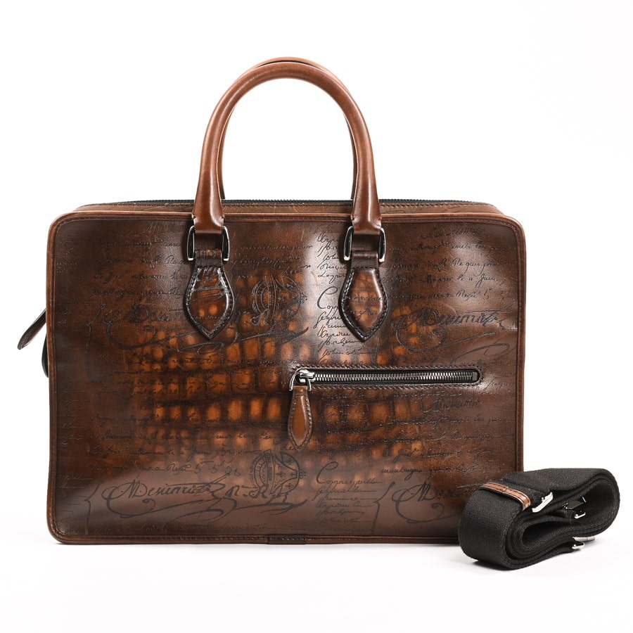 ベルルッティ | アンジュール | ブリーフケース | カーフ | 中古AB品