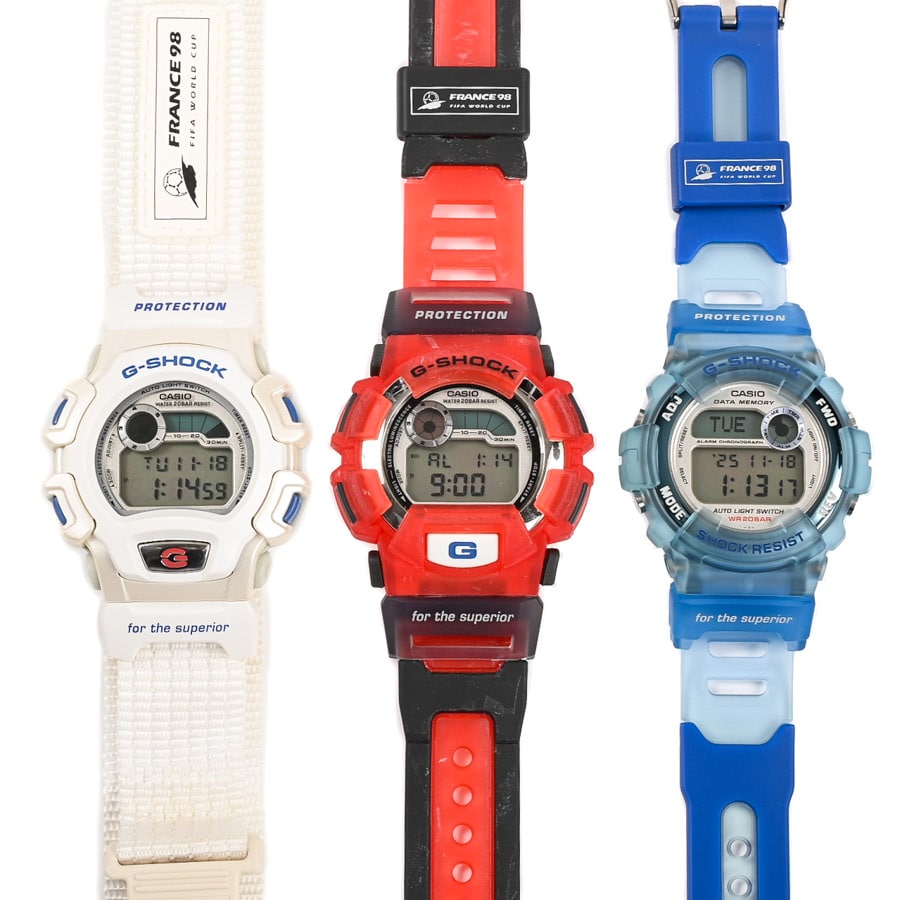 CASIO G-Shock FIFA World Cup France 98 Limited Watch Set of 3