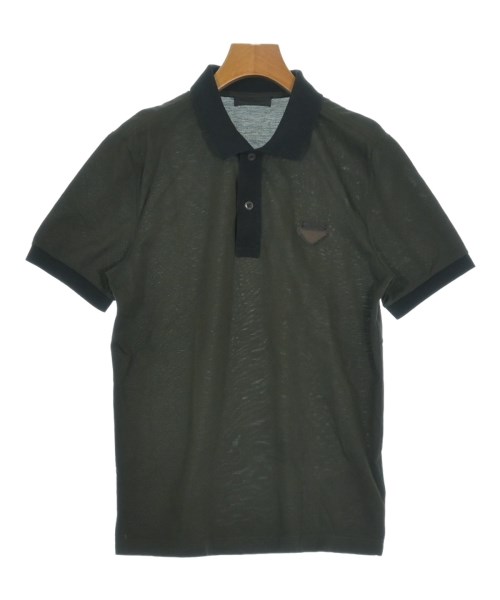 PRADA グレー 長袖ポロシャツ 新品タグ付き MENS PRADA グレー 長袖