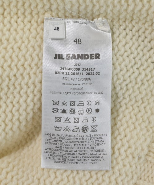 JIL SANDER（ジルサンダー）ニット・セーター 白 サイズ:48(L位