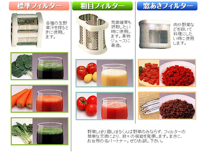 野菜しぼり器 しぼるくん