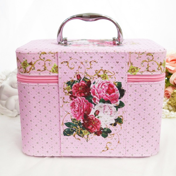 楽天市場】新生活！ 再入荷！ ローズ柄 きらきら ハートラメ メイク