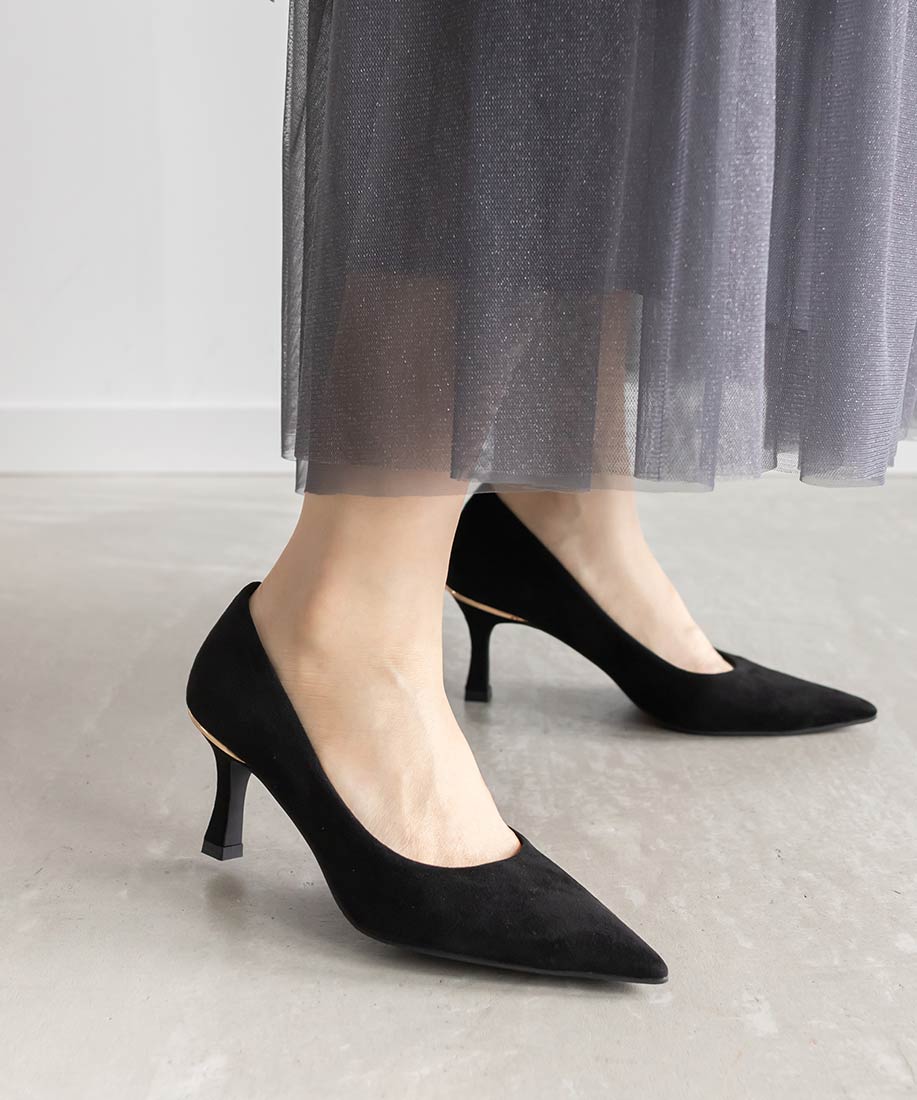 SALE】ゴールドモチーフヒールパンプスRANDA公式サイト