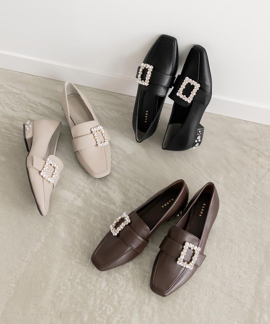 SALE】ビジューパーツローファーRANDA公式サイト