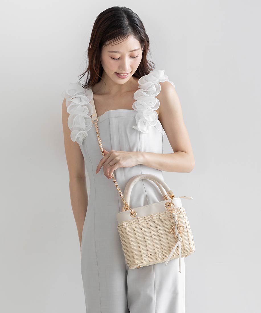 2WAY ラタンスクエアハンドバッグRANDA公式サイト