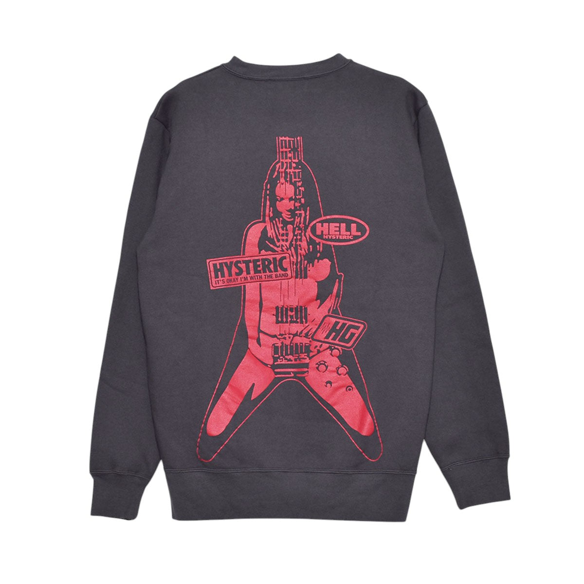HYSTERIC GLAMOUR]FLYING V スウェット/CHARCOAL(02243CS04) – R&Co.