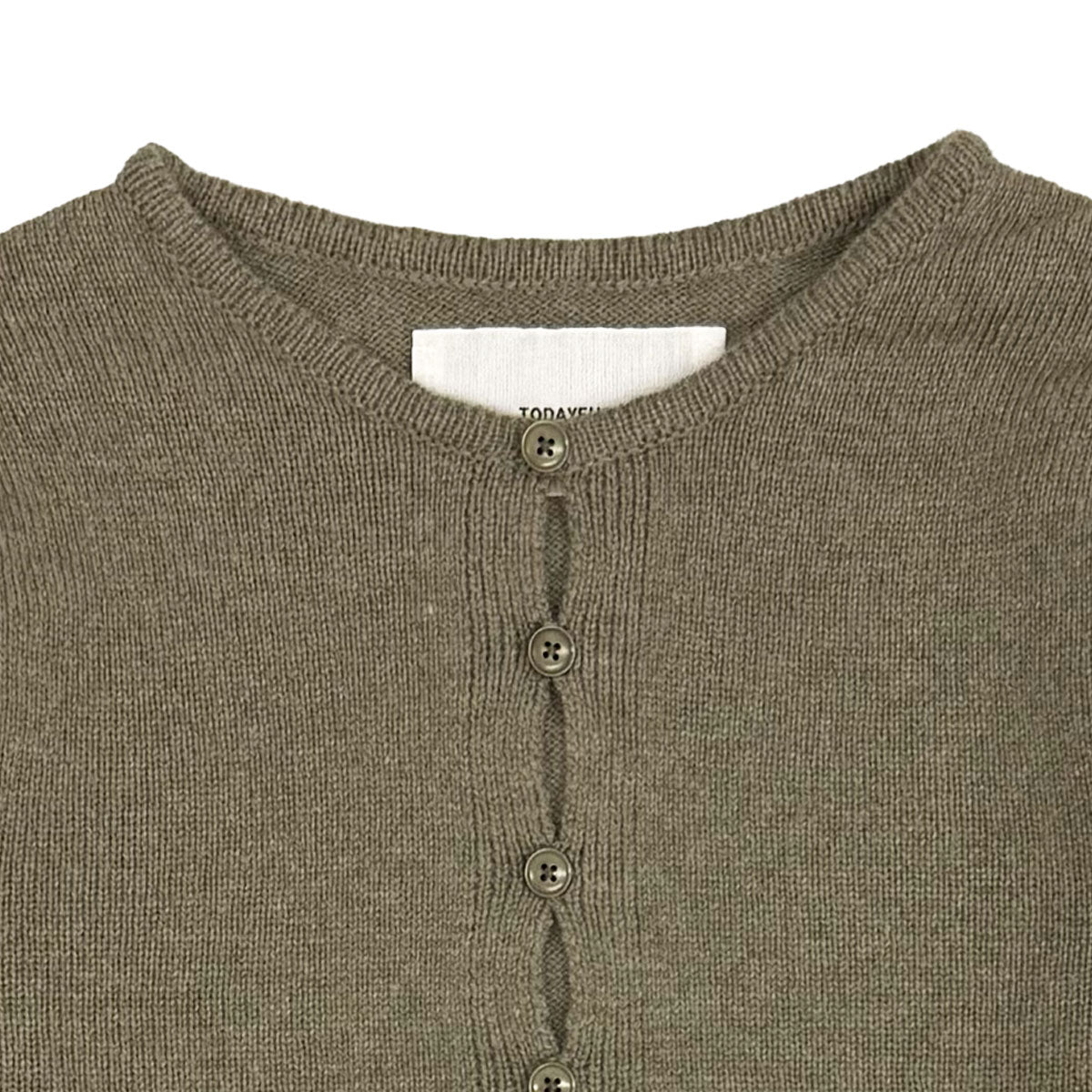TODAYFUL]Cashmere Compact Cardigan/OLIVE(12520509) – R&Co.
