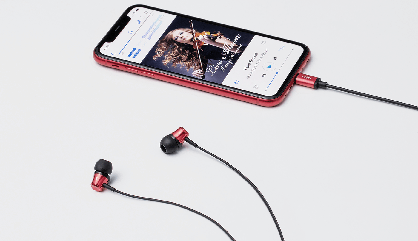 HP-NEL11 Lightningイヤホン HP-NEL11S/HP-NEL11K/HP-NEL11P/HP-NEL11N