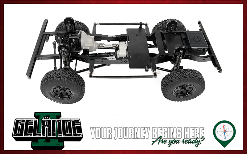 RC4WD Gelande II Kit w/ 2015 Land Rover Defender D90 Hard Bo