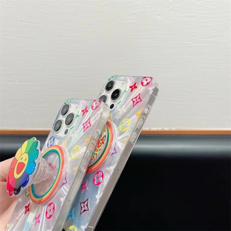 村上隆 ルイヴィトン iphone16ケース magsafe 対応 ケース ブランド