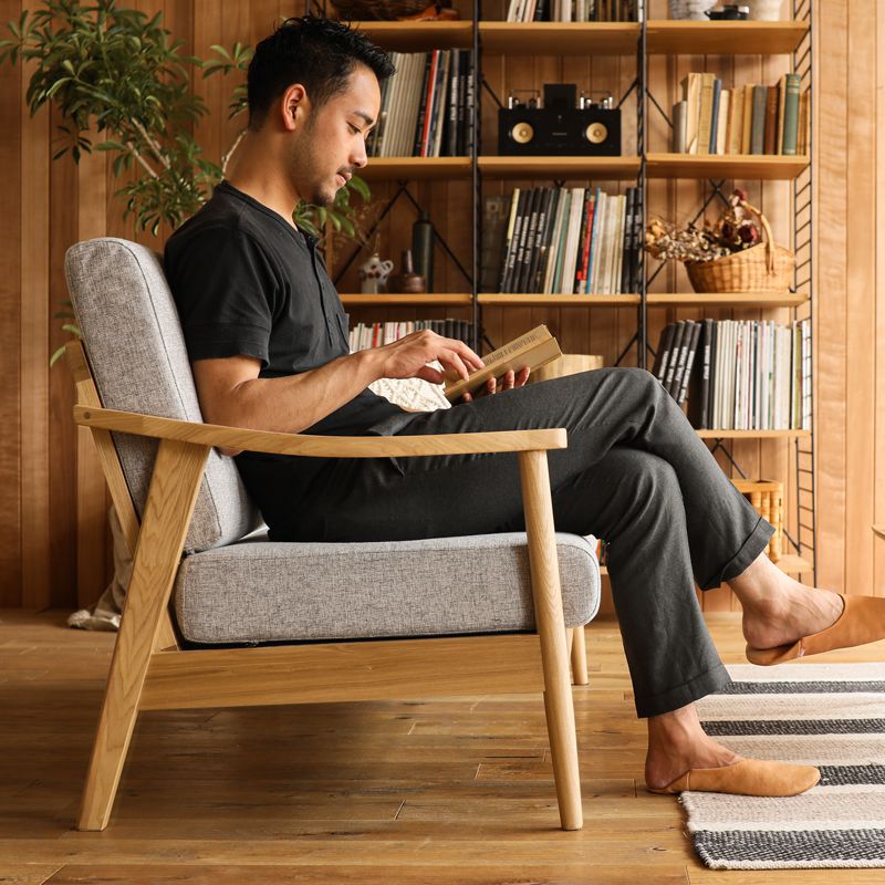 coco】RE:CENO リセノ HENRY 1人掛けソファ グレー RE:CENO リセノ