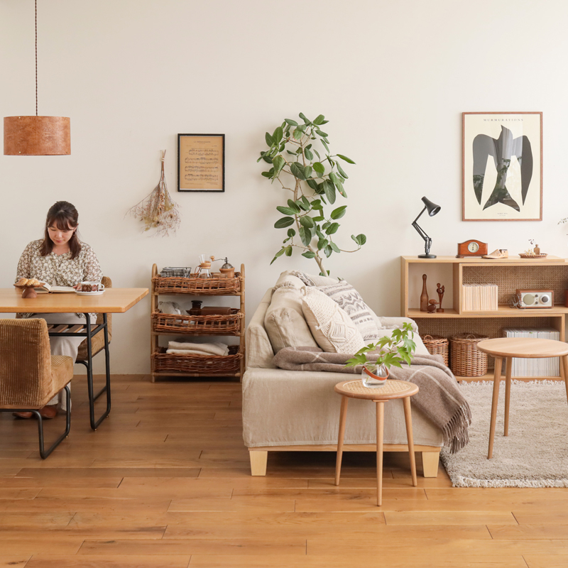 ネストテーブル RattanMix／NA ｜家具・インテリア通販 Re:CENO(リセノ)