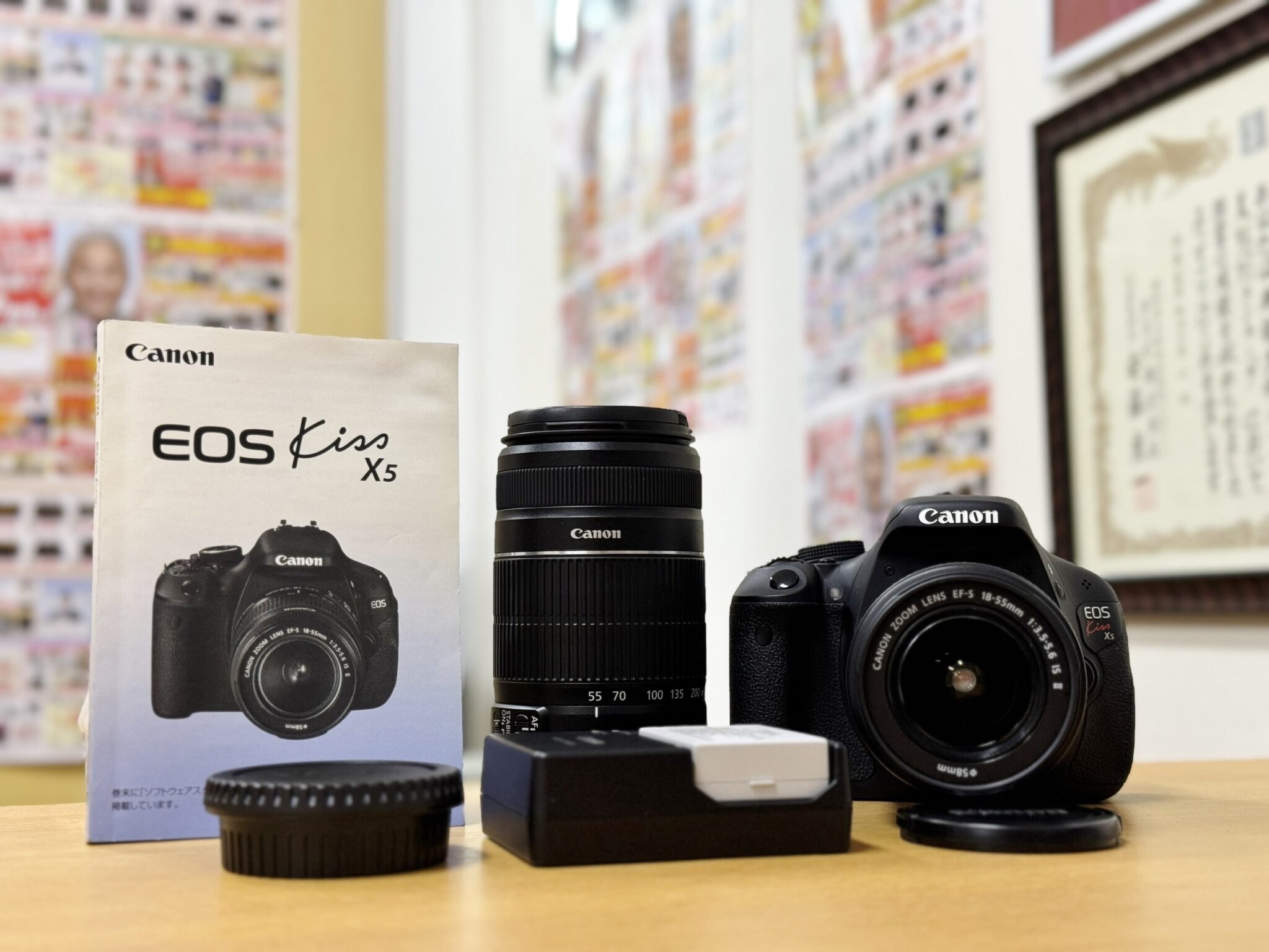 Canon EOS Kiss X5 ダブルズームキット箱付き 【公式通販】