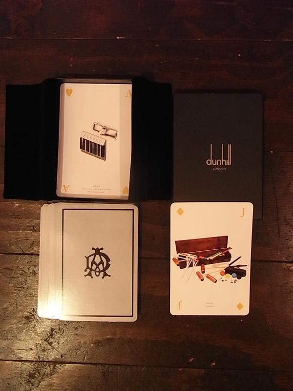 dunhillトランプ、ダンヒルノベルティ、ブランドトランプカード