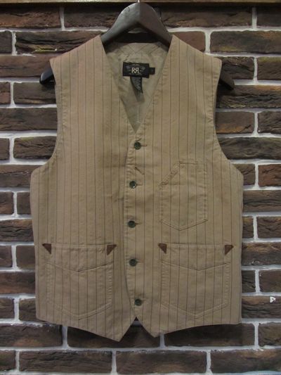 RRL等の通販サイト【RHYTHM】RRL(ダブルアールエル)STRIPE VEST