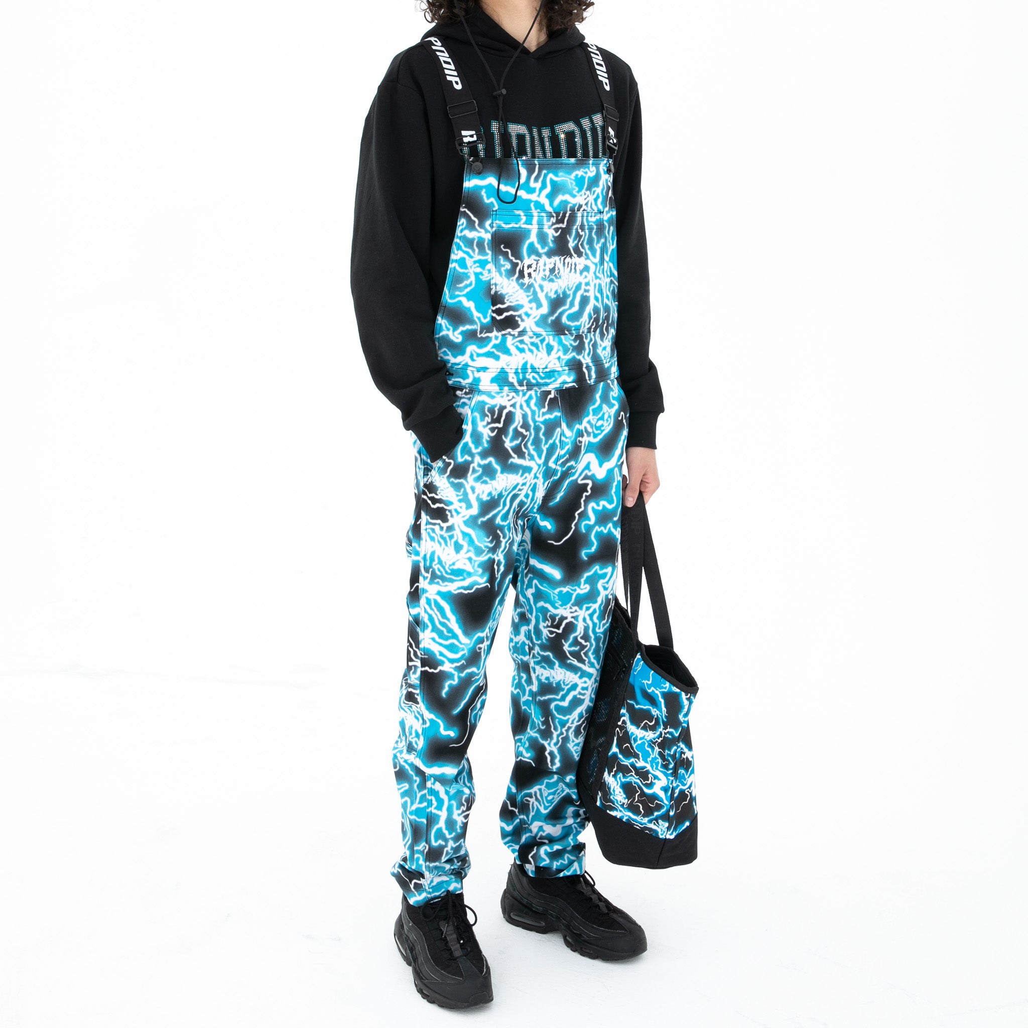 Nikola Twill Overalls (Black/Blue) – RIPNDIP