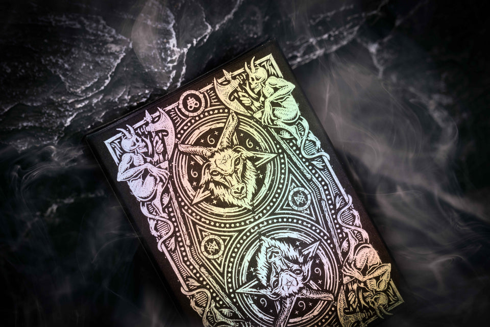 666 Playing Cards - Holographite Edition By Riffle Shuffle Playing