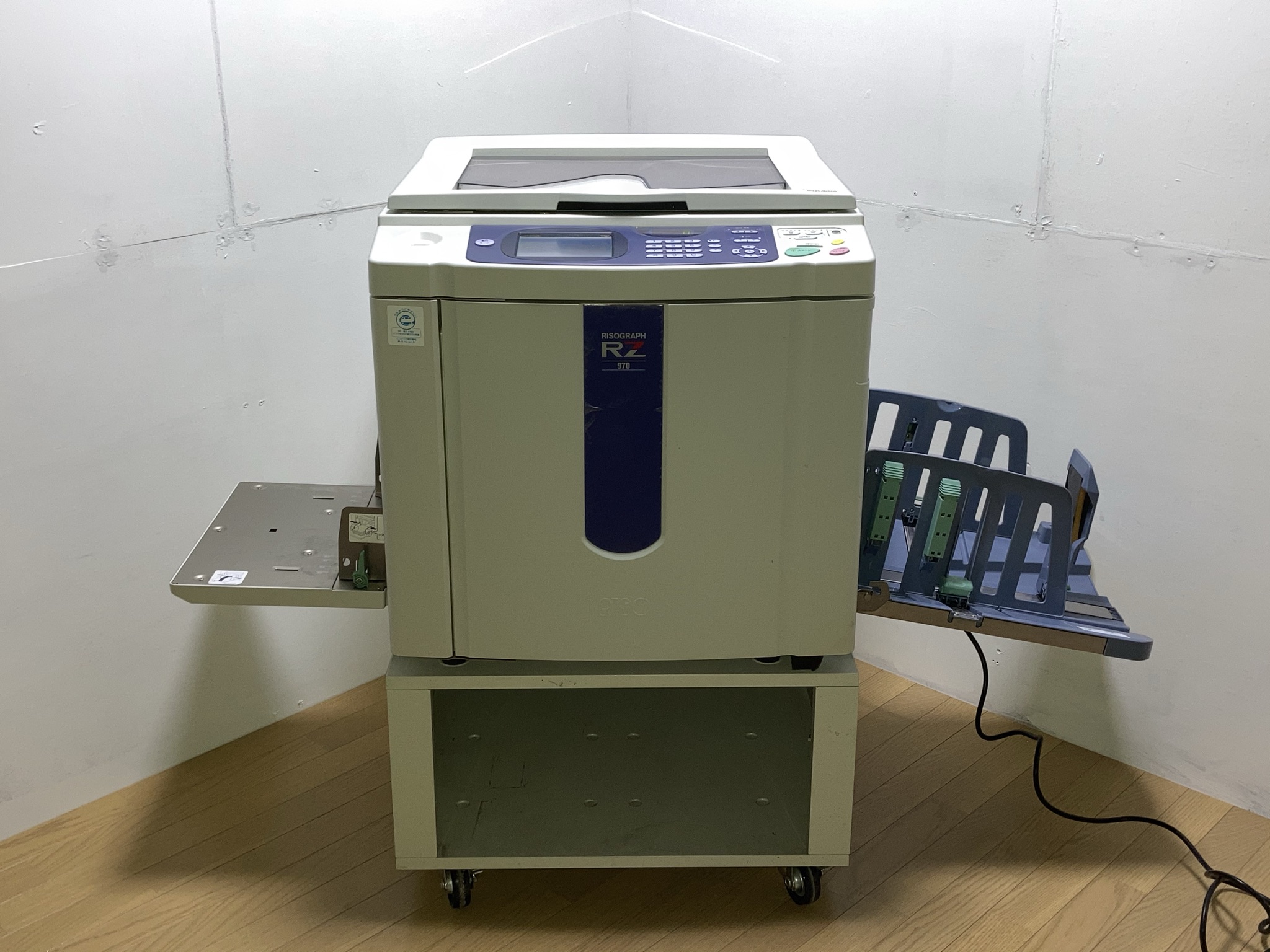 RISO 理想科学工業 2色 輪転機 印刷機 RZ970 リソグラフ 新品黒インク3