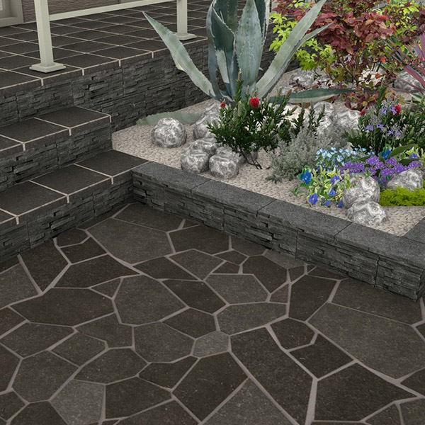 ドライな雰囲気のロックガーデン – エクステリア製品 SBIC エスビック