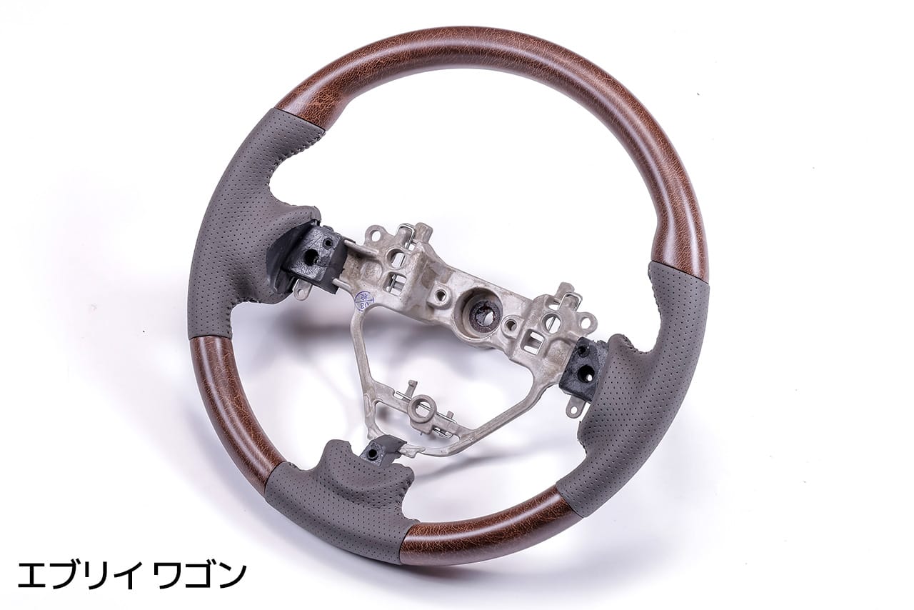 ブラウン マット木目ウッド ステアリング - WANGAN357 オフィシャルストア