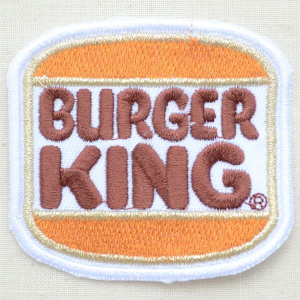 ロゴワッペン Burger King バーガーキング(スクエア) | ワッペン