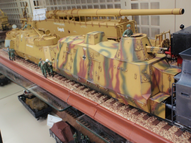 誌上個展 ドイツ装甲列車編成BP-42（砲車）（トランペッター 1/35）