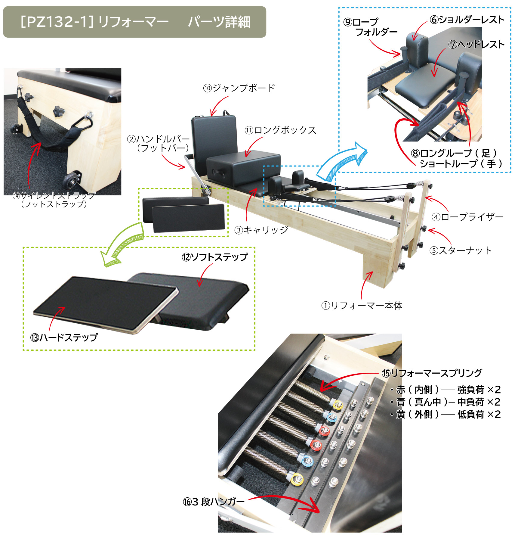 リフォーマー | ピラティス ヨガ ストレッチ 美ボディ 姿勢改善