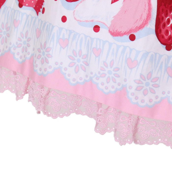 USED】Little Bunny Strawberryジャンパースカート | Angelic Pretty