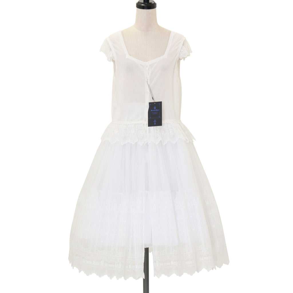 USED】燭台エンブレムゲート2Wayエプロンドレス(白) | Moi-même-Moitié