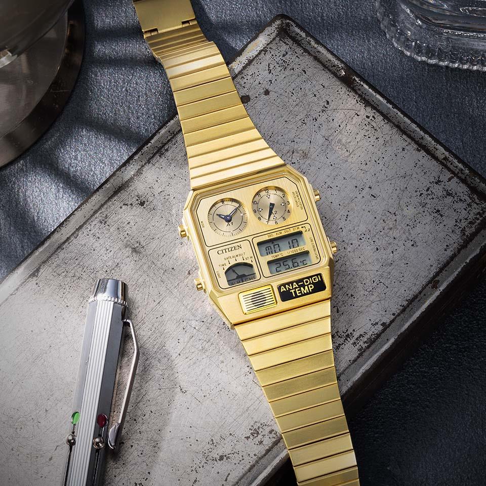 CITIZEN RECORD LABEL Metallic ANA-DIGI TEMP JG2103-56P 限定モデル