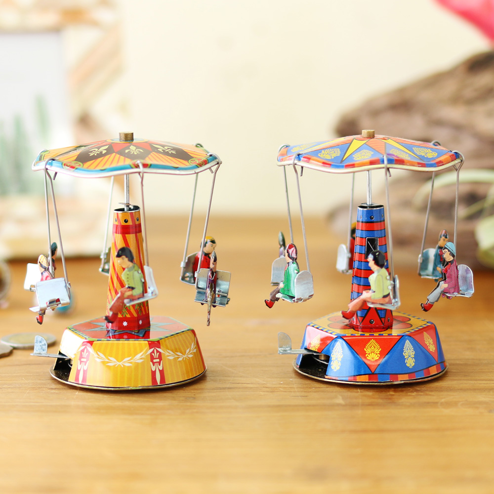 ブリキ メリーゴーランド | トモ・コーポレーション｜世界の民芸雑貨卸