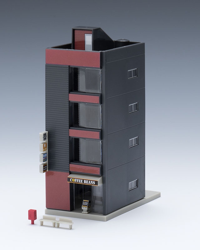 商業ビルA(ダークグレー)｜製品情報｜製品検索｜鉄道模型 トミックス