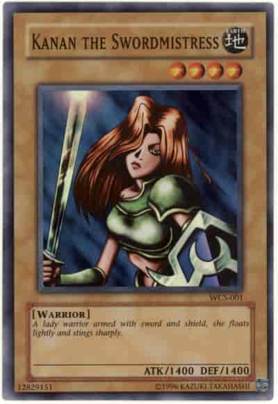 遊戯王 女剣士カナン WCS-001 未開封 配布1600枚 20th 25th 遊戯王 女剣士