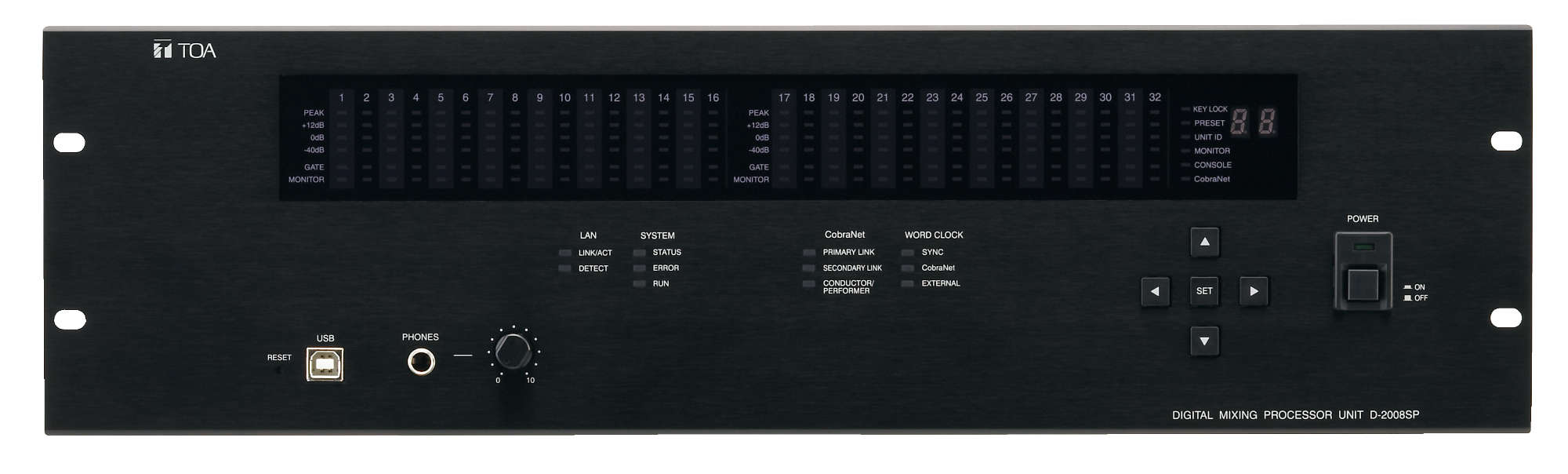 D-2008SP | D-2000 Digital Mixing System | Products | TOA United