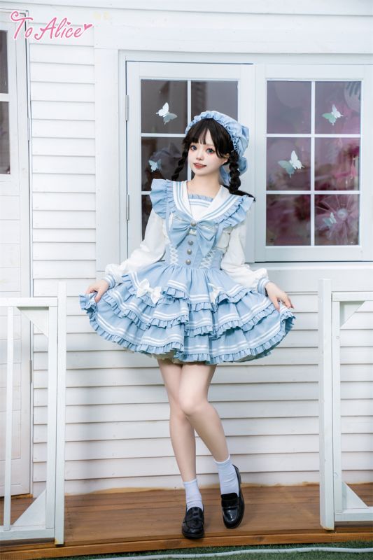 ToAlice】L1399マリンアイドルセーラー長袖ブラウス - To Alice