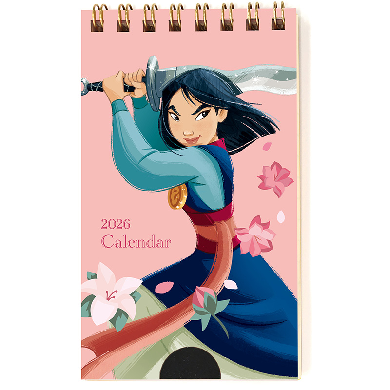 ディズニープリンセス／ポケットカレンダー（ムーラン）（2026年版