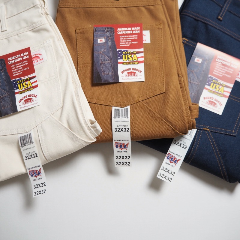 ROUND HOUSE ラウンドハウス MADE IN USA ダブルニーペインターパンツ