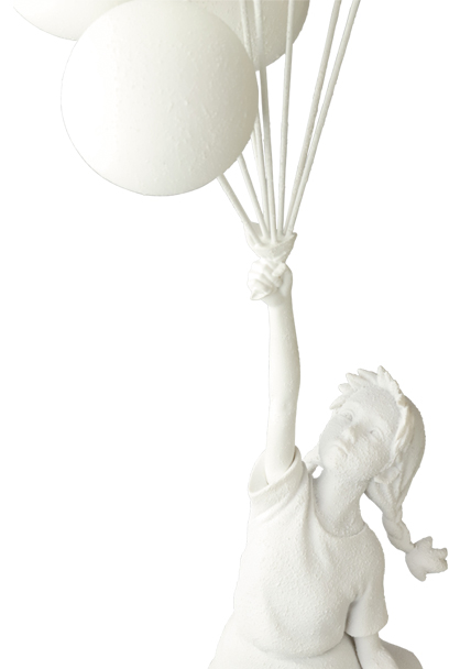 Flying Balloons Girl (GESSO Ver.)Flying Balloons Girl (GESSO Ver