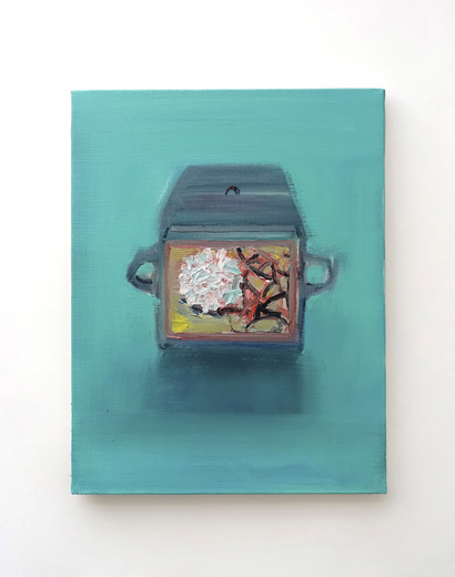 青、赤、緑の丸と小さな丸たち|田中敦子Atsuko Tanaka