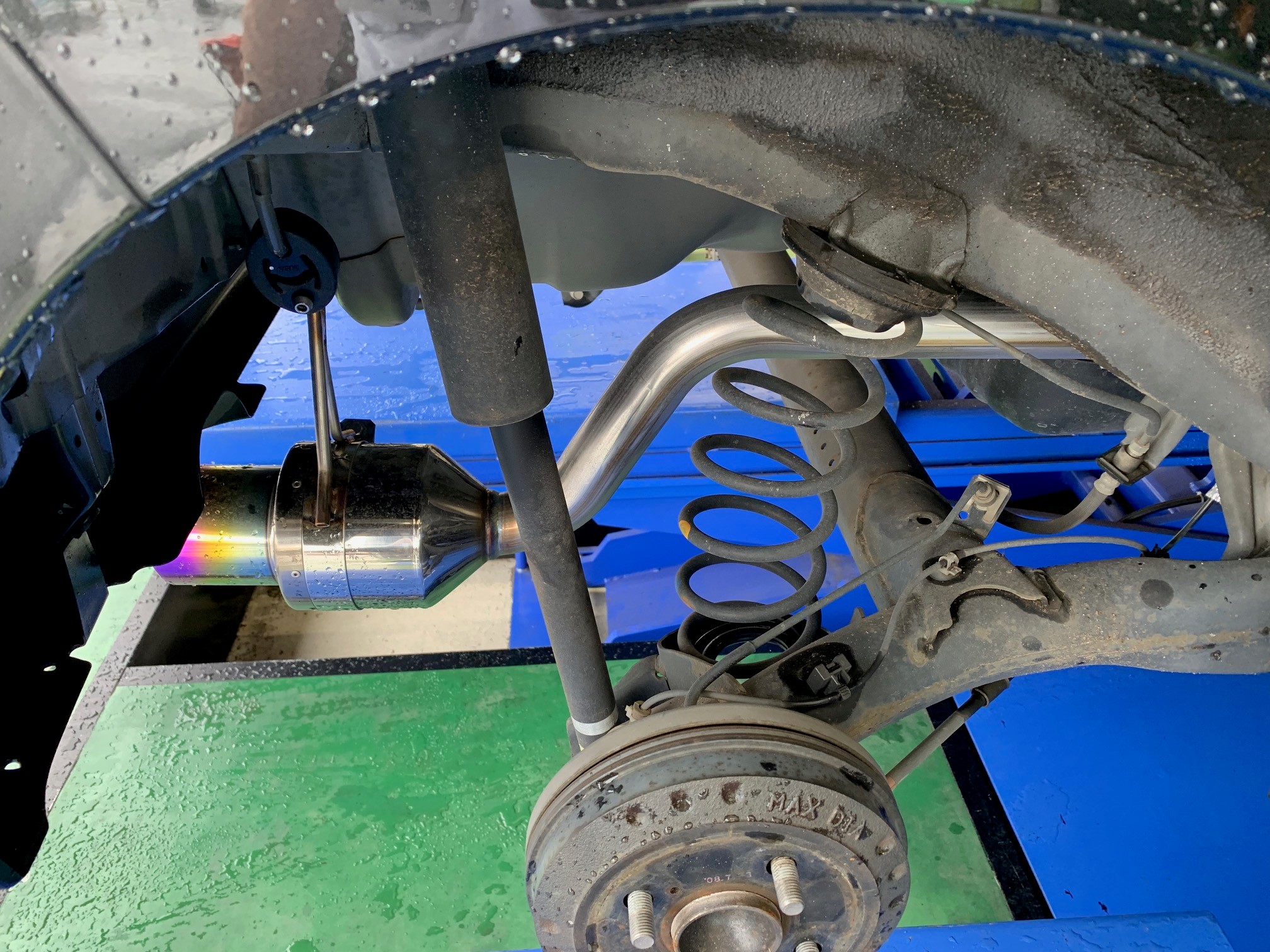 ダイハツ・ミラカスタム・L275S】 ダウンサス交換 | 店舗おススメ情報