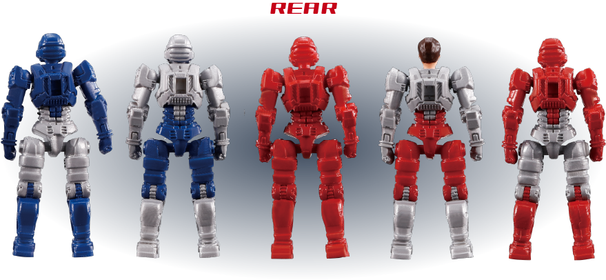 DA-83 ダイアクロン隊員/Ver.2.0セット｜プロダクト｜ダイアクロン