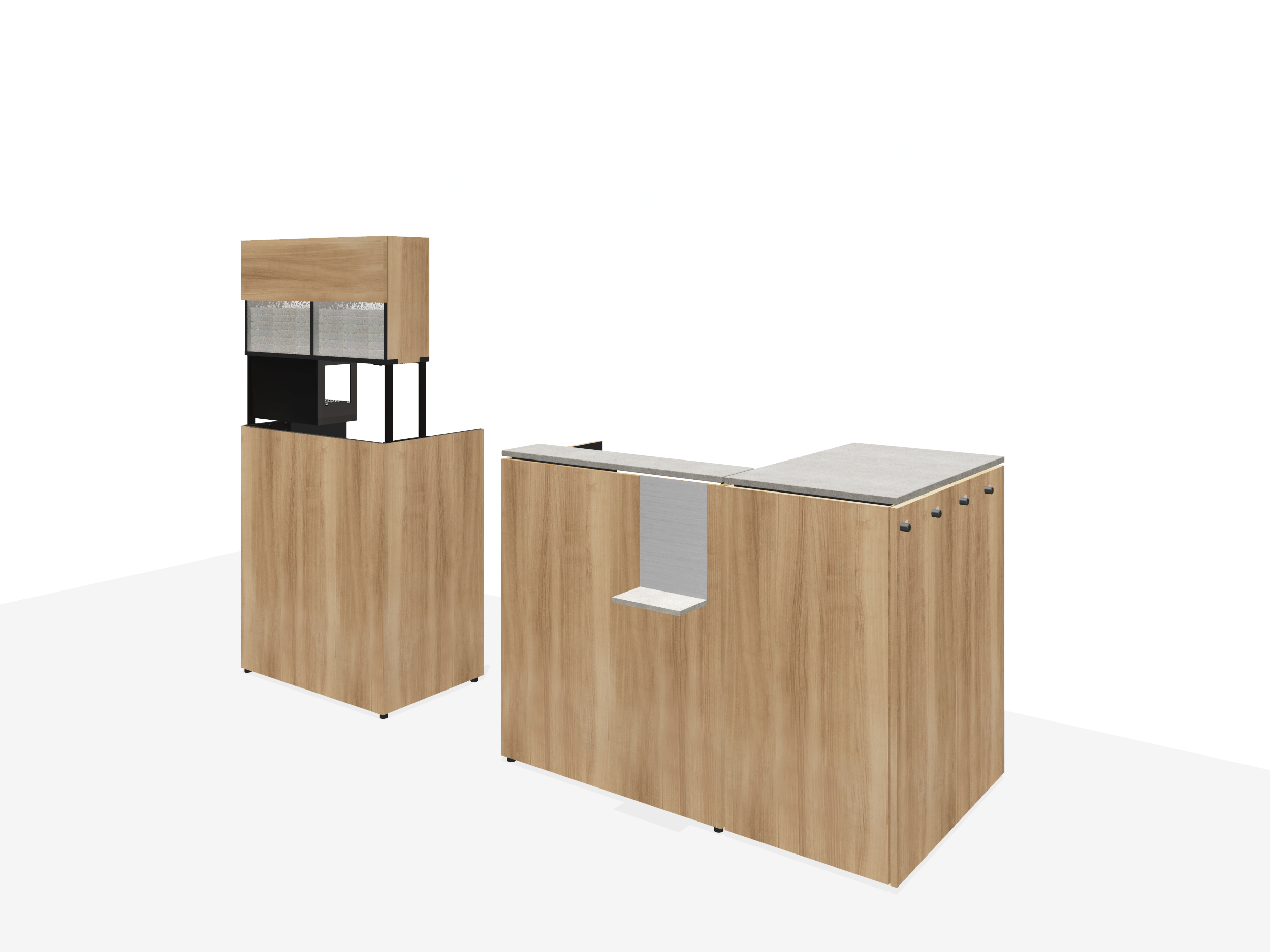 レセプションユニット | ミラー・サロン家具・ワゴン等 | 製品情報