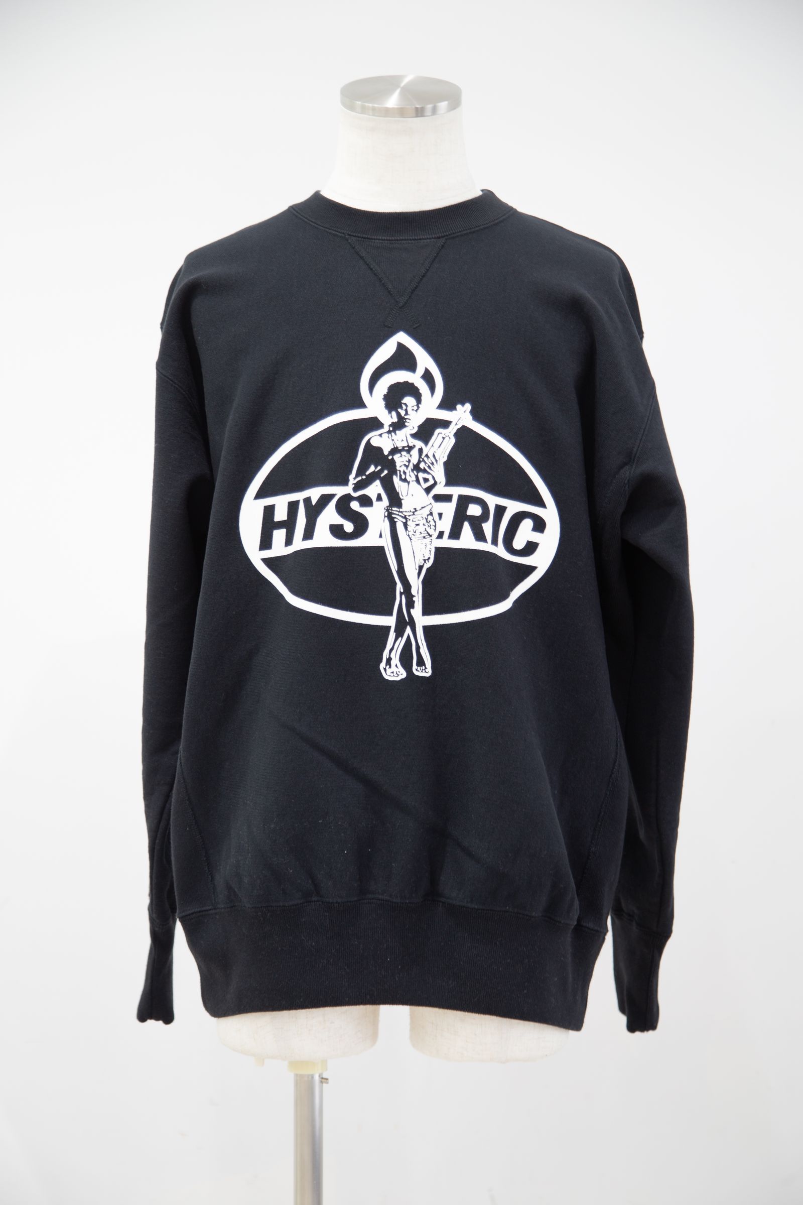 HYSTERIC GLAMOUR - DYNAMITE ANGEL スウェット / ブラック | Tempt