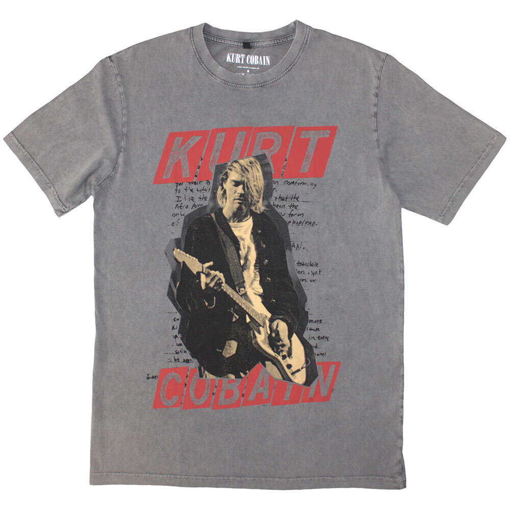 Kurt Cobain バンドTシャツ カート・コバーン Collage NIRVANA STONE