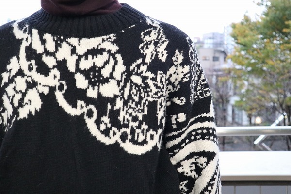 sacai/サカイ】より19AW Floral Pullover Sweaterが入荷致しました