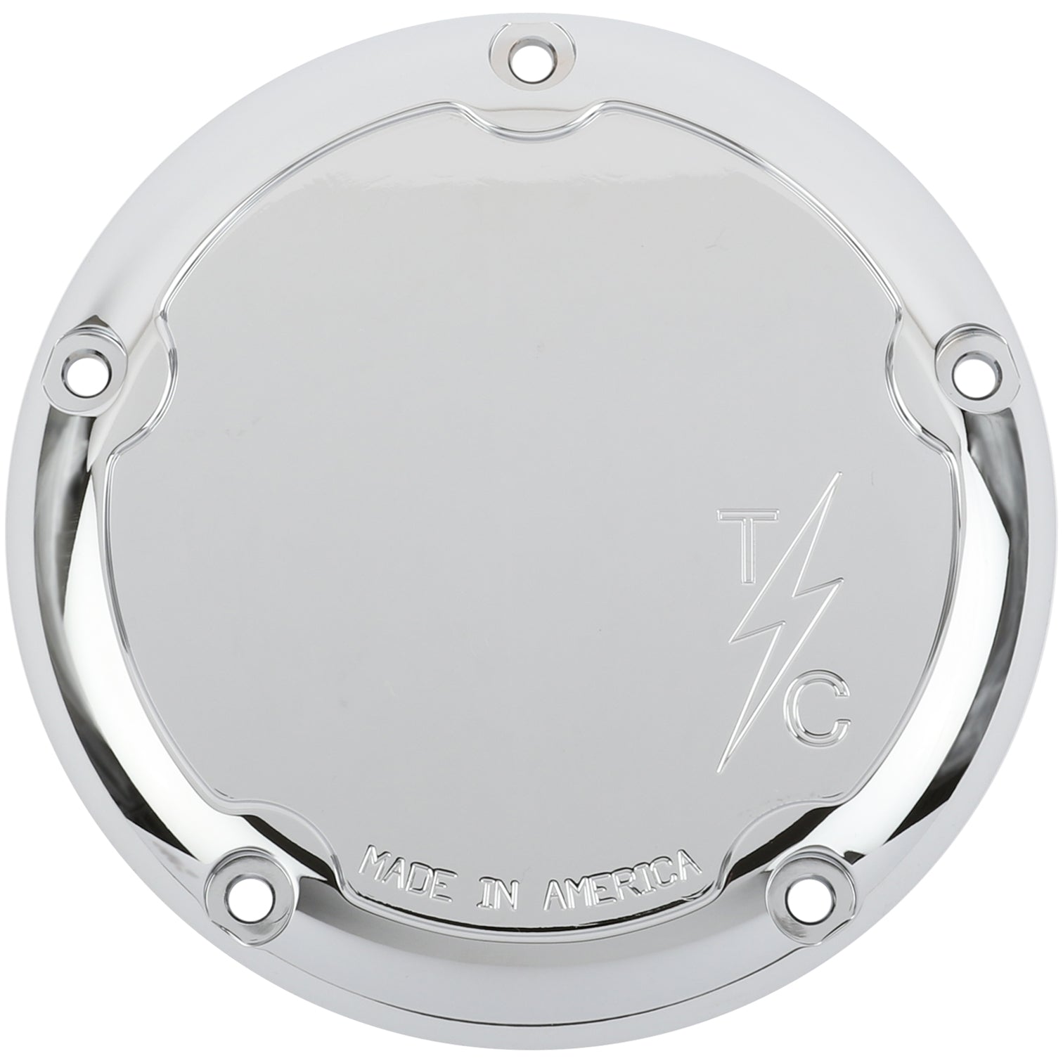 Dished 5 Hole Derby Cover - M8 Bagger (Chrome) – Thrashin Supply