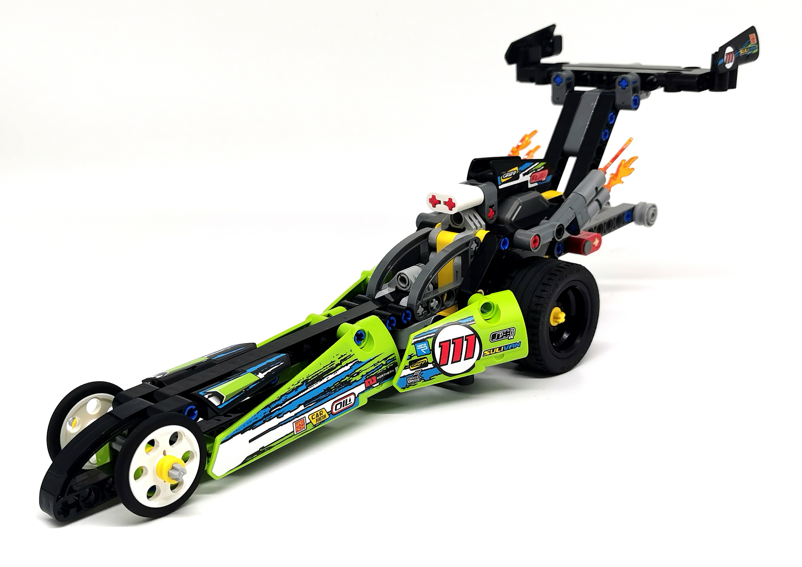 LEGO Technic Dragster 42103 with Pull-back Function! – The Brick Post!